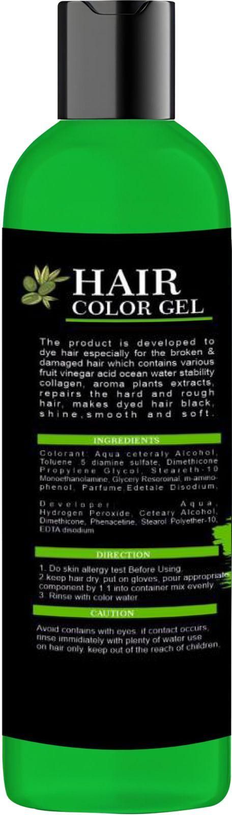 Hair Color Gel - 100% Gray Hair Coverage 125ML (Pack of 2)